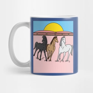 Horses Rider Pony Girl Mug